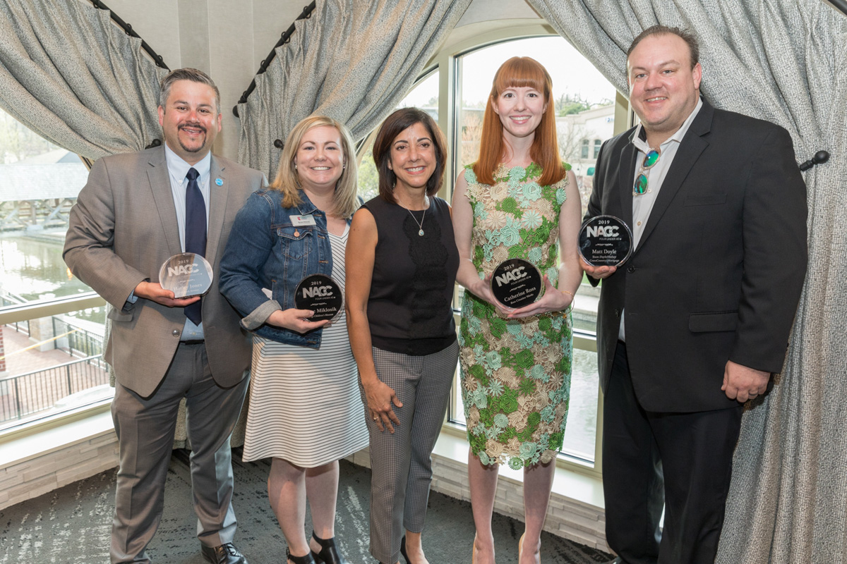 Group of the 4 under 40 winners for Naperville Area Chamber of Commerce