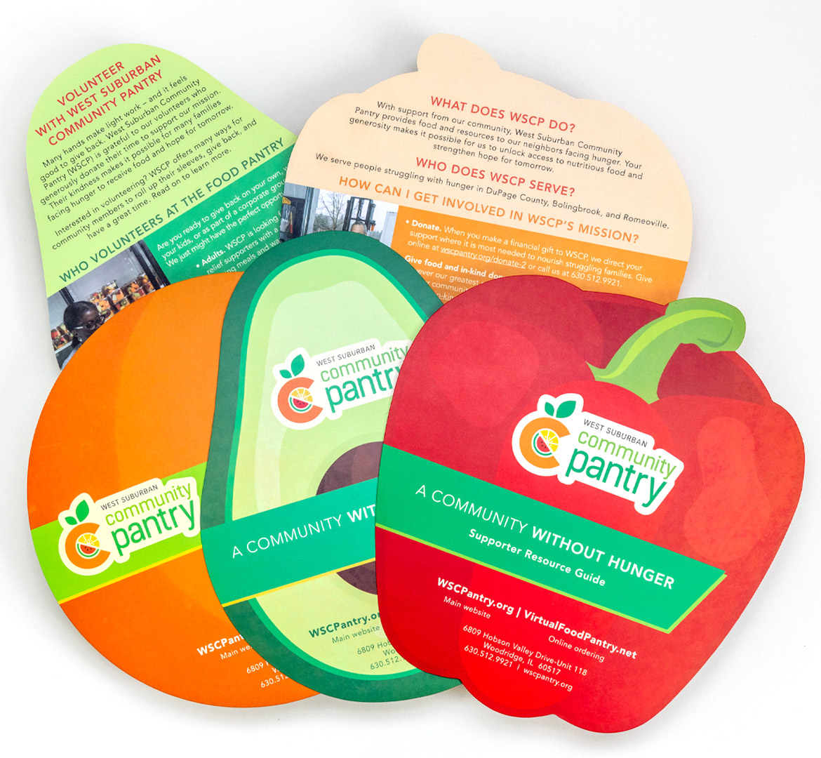 brochures for west suburban community pantry